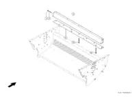 Поперечина. Запчасти для комбайнов tucano 580-570 № машины l1700011 - l1799999