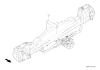 Комплектный задний управляемый ведущий мост. Запчасти для комбайнов tucano 450-440 № машины l3500011 - l3599999. Схема 1