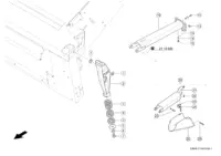 Уловитель / опора. Запчасти для комбайнов tucano 450-440 № машины l3500011 - l3599999