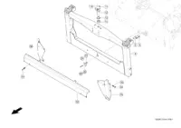 Поворотная рама / адаптер. Запчасти для комбайнов tucano 450-440 № машины l3500011 - l3599999. Схема 1