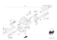Гидравлика auto contour, клапаны. Запчасти для комбайнов tucano 450-440 № машины l3500011 - l3599999. Схема 2 — изображение 2