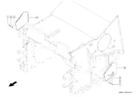Крышка монтажносмотрового отверстия. Запчасти для комбайнов tucano 450-440 № машины l3500011 - l3599999. Схема 2
