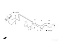 Гидравлические линии регулирования подбарабанья. Запчасти для комбайнов tucano 450-440 № машины l3500011 - l3599999