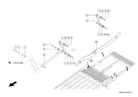 Подвеска рамы решета. Запчасти для комбайнов tucano 450-440 № машины l3500011 - l3599999