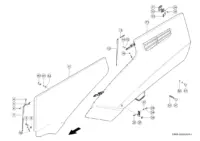 Боковые заслонки. Запчасти для комбайнов tucano 450-440 № машины l3500011 - l3599999