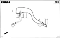Гидропроводы, claas autopilot. Гидравлические линии. Гидравлика. Запчасти для комбайнов mega 350 № машины 83600011 - 83699999