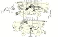 Элементы привода комбайна CLAAS Lexion 540