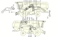 Элементы привода комбайна CLAAS Lexion 540-560