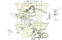 Элементы привода комбайна CLAAS Lexion 480 II MTS