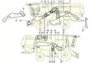 Элементы привода комбайна CLAAS Lexion 540