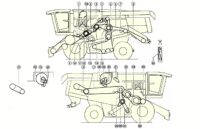Элементы привода комбайна CLAAS Lexion 470