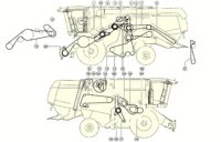 Элементы привода комбайна CLAAS Lexion 560 MONTANA — изображение 4