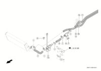 Линии отопления. Отопление кабины. Кабина. Запчасти для комбайнов tucano 320 № машины l0200011 - l0299999. Схема 4