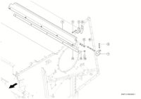 Скребок. Корпус барабана. Молотилка. Запчасти для комбайнов tucano 320 № машины l0200011 - l0299999