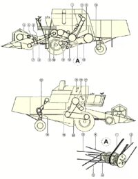 Элементы привода комбайна CLAAS Mercator S70, S75