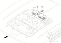 Вентилятор. Отопление кабины. Кабина. Запчасти для комбайнов tucano 430-420 № машины c2200011 - c2299999. Схема 1
