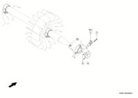 Drehzahlsensor geblase. Вентилятор. Очистка. Запчасти для комбайнов tucano 430-420 № машины c2200011 - c2299999