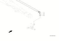 Рулевая тяга. Запчасти для комбайнов tucano 450-440 № машины c3200011 - c3299999. Схема 2