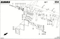 Подрессоривание для: mts. Запчасти для комбайнов lexion 560-540 № машины 58400011 - 58499999