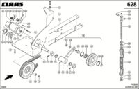 Привод гирдавлический насос. Запчасти для комбайнов lexion 560-540 № машины 58400011 - 58499999