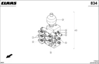 Распределитель. Запчасти для комбайнов lexion 560-540 № машины 58400011 - 58499999. Схема 6 — изображение 2