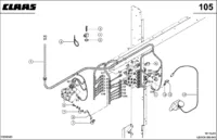 Электрика, управление гидравликой. Запчасти для комбайнов lexion 560-540 № машины 58400011 - 58499999