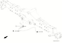 Датчик угла поворота колёс автопилота. Запчасти для комбайнов tucano 580-570 № машины c3800011 - c3899999