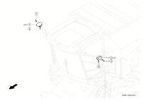 Рабочая фара впереди. Запчасти для комбайнов tucano 580-570 № машины c3800011 - c3899999 — изображение 4