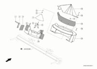 Лопасти разбрасывателя половы. Запчасти для комбайнов tucano 580-570 № машины c3800011 - c3899999