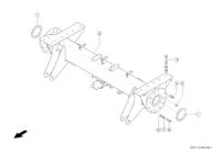 Балка моста. Запчасти для комбайнов tucano 580-570 № машины l0700011 - l0799999. Схема 1 — изображение 2