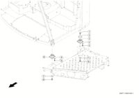 Опорный узел кабины. Запчасти для комбайнов tucano 580-570 № машины l0700011 - l0799999