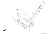 Натяжное устройство, привод насоса. Запчасти для комбайнов tucano 580-570 № машины l1700011 - l1799999