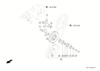 Натяжное устройство вентилятора. Запчасти для комбайнов tucano 580-570 № машины l1700011 - l1799999 — изображение 4
