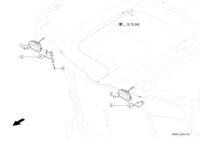 Рабочая фара впереди. Запчасти для комбайнов tucano 450-440 № машины l3500011 - l3599999. Схема 2