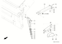 Уловитель / опора. Запчасти для комбайнов tucano 450-440 № машины l3500011 - l3599999