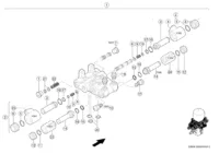 Гидравлика auto contour, клапаны. Запчасти для комбайнов tucano 450-440 № машины l3500011 - l3599999 — изображение 4