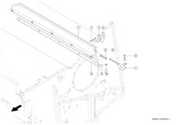 Скребок. Запчасти для комбайнов tucano 450-440 № машины l3500011 - l3599999