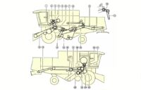 Элементы привода комбайна CLAAS Mega 370
