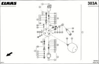 Autopilot, электромагнитный клапан. Клапаны. Гидравлика. Запчасти для комбайнов mega 370-360 № машины 84600011 - 84699999. Схема 1 — изображение 3