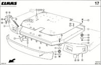 Площадка водителя. Кабина / Запчасти для комбайнов mega 370-360 № машины 84600011 - 84699999. Схема 1 — изображение 3