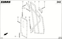 Боковое капотирование, лев. Схема 9. Запчасти для комбайнов mega 370-360 № машины 84600011 - 84699999. 8 — изображение 3