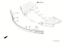 Элементы облицовки. Запчасти для комбайнов tucano 320 № машины l0200011 - l0299999 — изображение 5