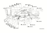 Элементы привода. Запчасти для комбайнов tucano 450-440 № машины c3200011 - c3299999. Схема 2 — изображение 5