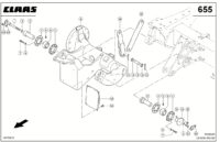 Коромысла ведущего моста для mts. Запчасти комбайнов lexion 560-540 № машины 58400011 - 58499999 — изображение 3