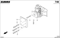 Сцепное устройство. Запчасти для комбайнов lexion 560-540 № машины 58400011 - 58499999 — изображение 3