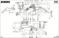Элементы привода. Запчасти для комбайнов lexion 560-540 № машины 58400011 - 58499999 — изображение 3