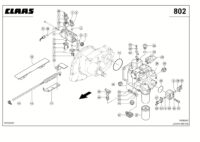 Гидравлические насосы. Запчасти для комбайнов lexion 560-540 № машины 58400011 - 58499999 — изображение 3