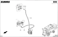 Гидропроводы, тормоз жатки. Запчасти для комбайнов lexion 560-540 № машины 58400011 - 58499999 — изображение 3