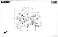 Демфирующий клапан. Запчасти для комбайнов lexion 560-540 № машины 58400011 - 58499999. Схема 3 — изображение 3