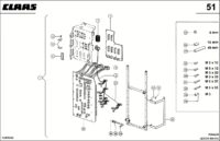Центральная электрика (плата). Запчасти для комбайнов lexion 560-540 № машины 58400011 - 58499999 — изображение 3